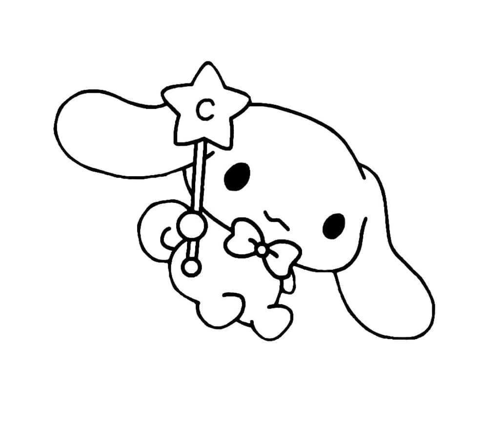 Tô màu Cinnamoroll Cầm Cây Đũa Thần