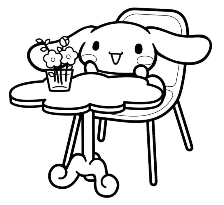 Tô màu Cinnamoroll Dễ Thương Nhất