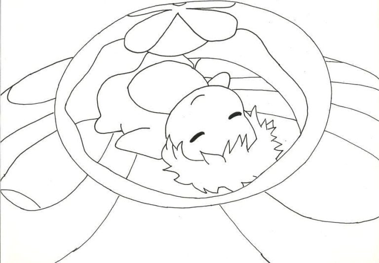Tô màu Cô Bé Người Cá Ponyo