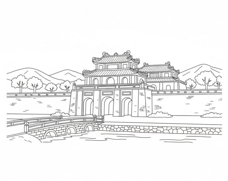 Tô màu Cố Đô Huế Đẹp