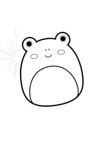 Tô màu Con Ếch Squishmallows