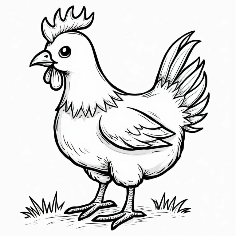 Tô màu Con Gà Nhỏ