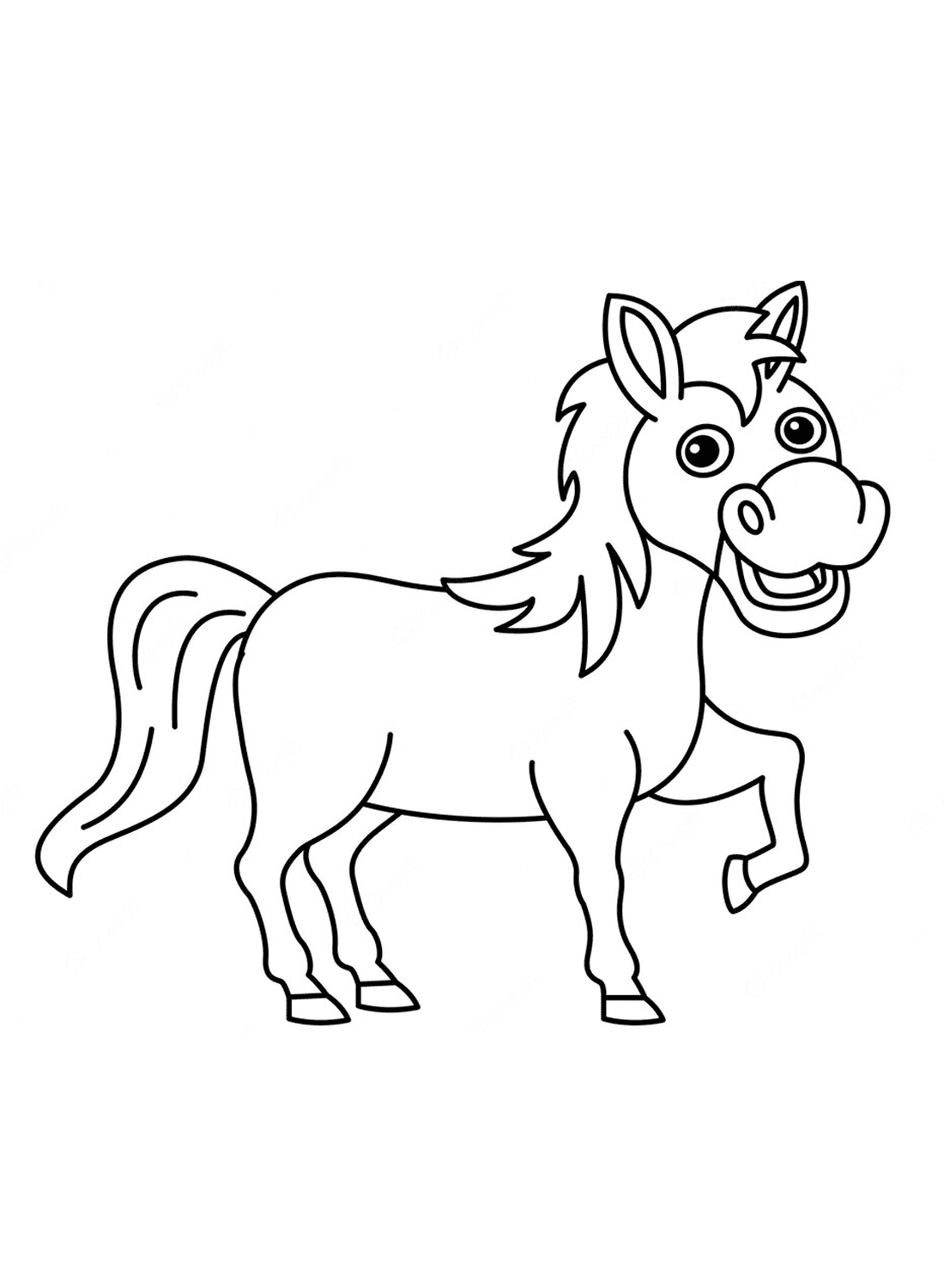 Tô màu Con Lừa Trưởng Thành