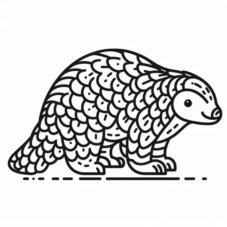 Tô màu Con Tê Tê Cute
