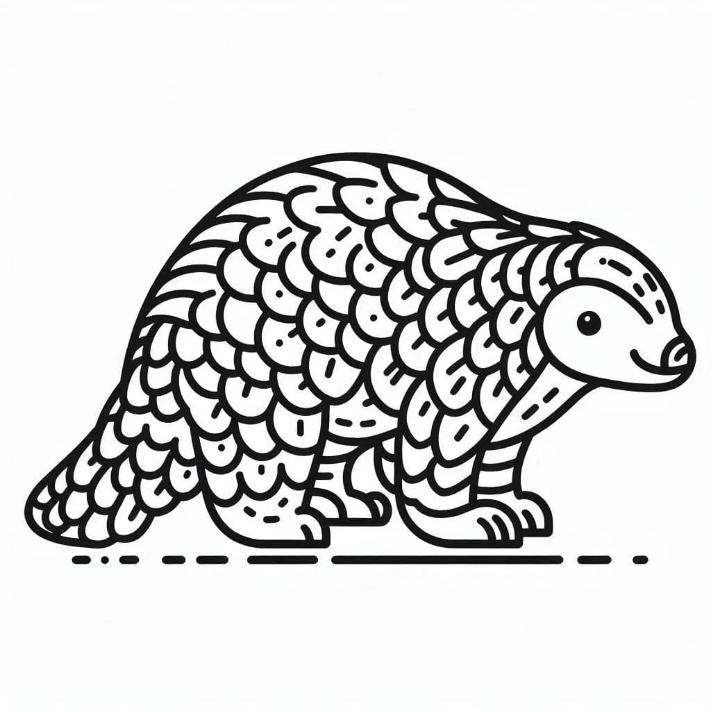 Tô màu Con Tê Tê Cute