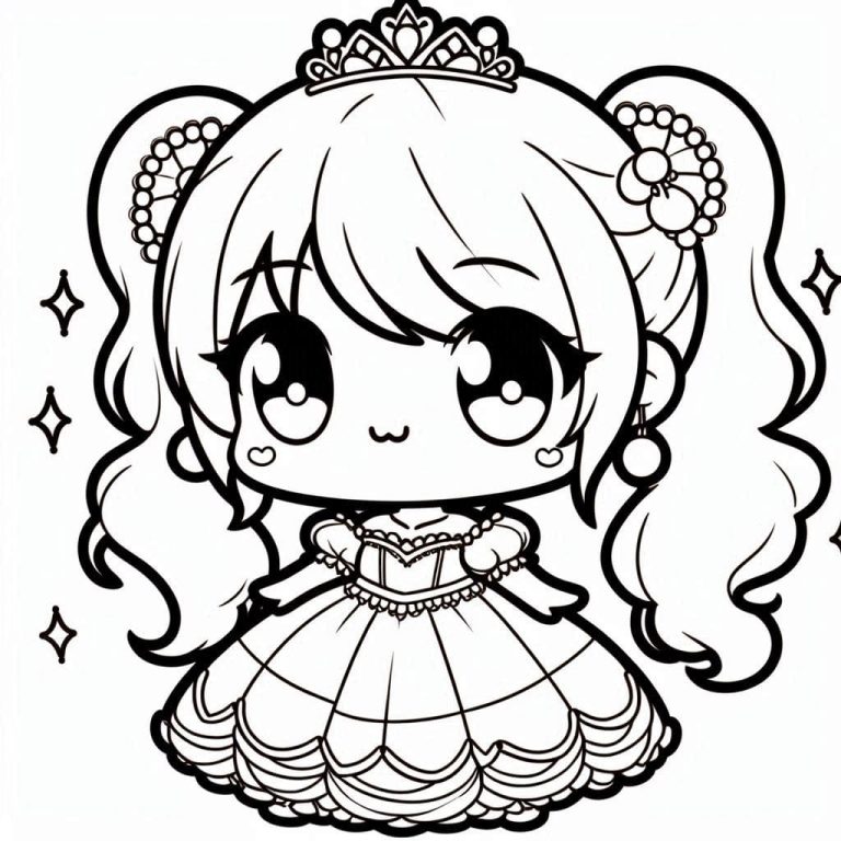 Tô màu Công Chúa Chibi Nhỏ