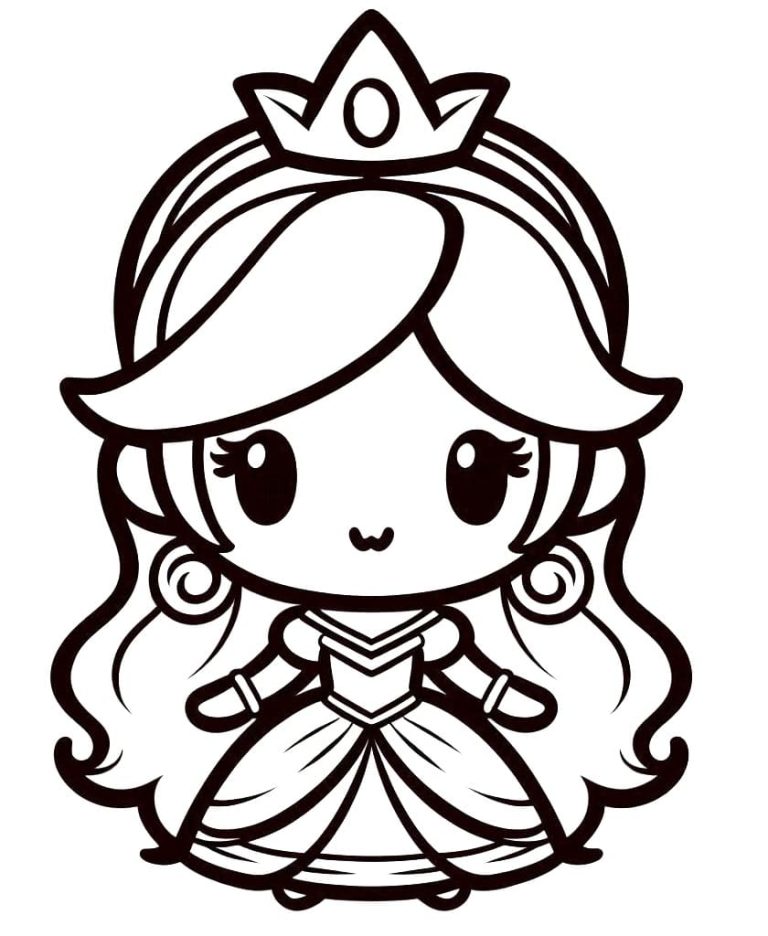 Tô màu Công Chúa Chibi Xinh