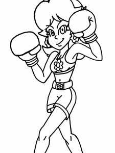 Tô màu Công Chúa Daisy Boxing