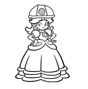Tô màu Công Chúa Daisy Vui Vẻ