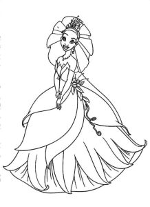 Tô màu Công Chúa Tiana Điệu Đà