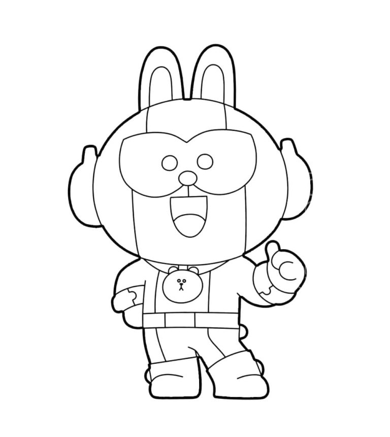 Tô màu Cony Max Trong Brawl Stars