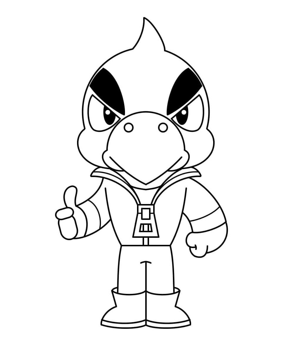 Tô màu Crow Trong Brawl Stars