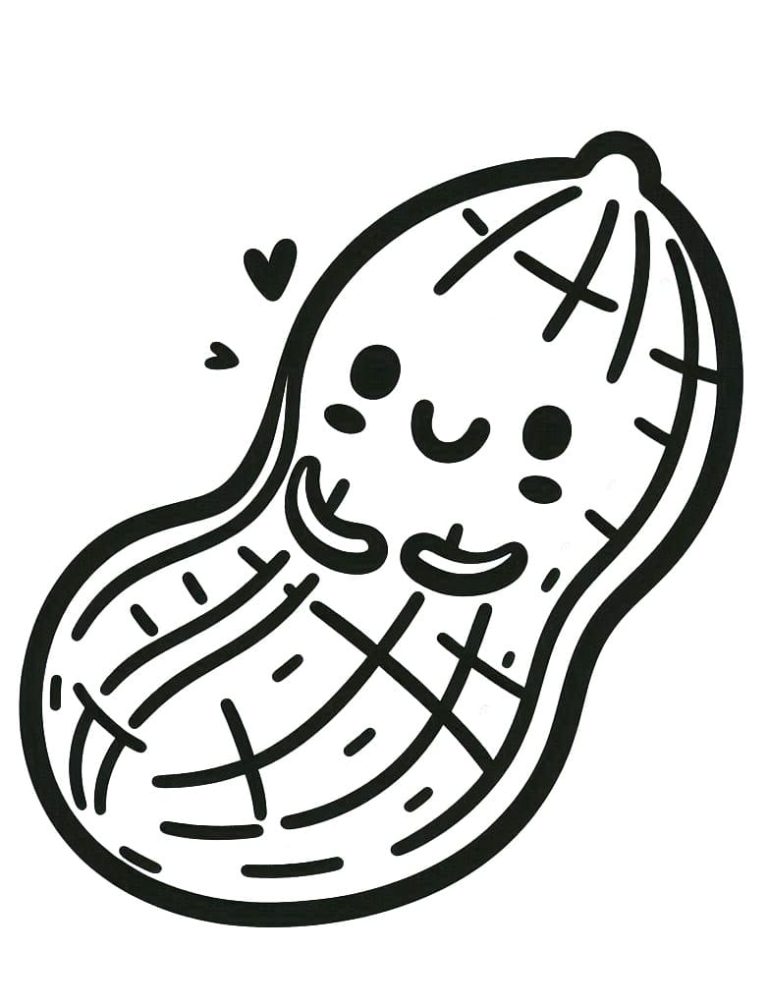 Tô màu Củ Lạc Cute