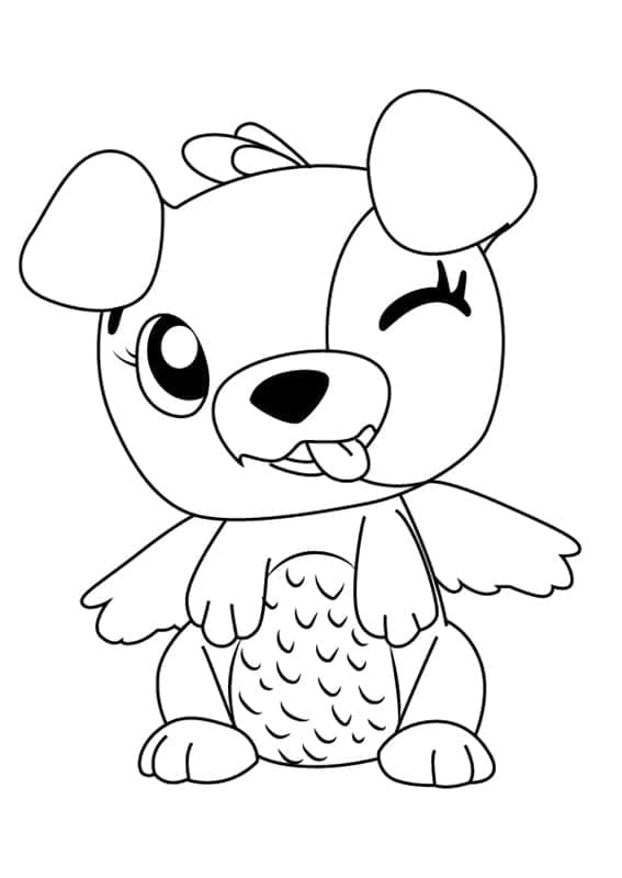 Tô màu Cún Hatchimals