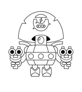 Tô màu Darryl Trong Brawl Stars