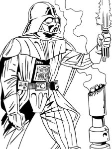 Tô màu Darth Vader Mạnh Mẽ