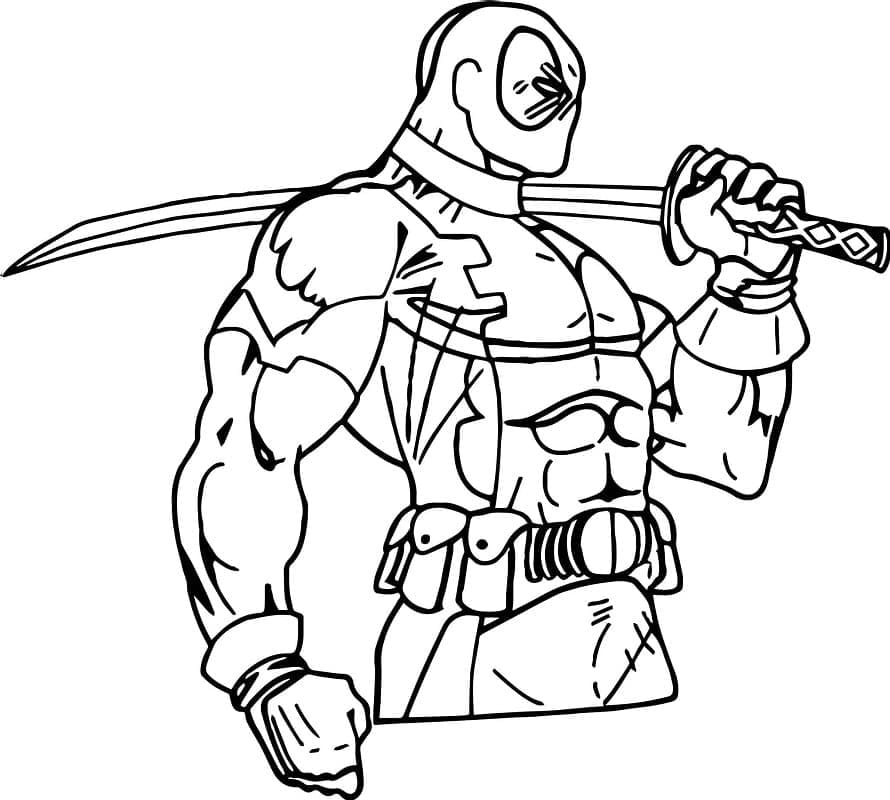 Tô màu Deadpool Thật Ngầu