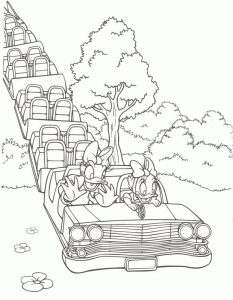 Tô màu Đi Tàu Lượn Siêu Tốc
