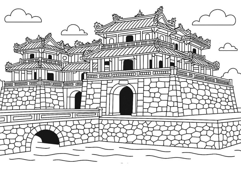 Tô màu Di Tích Cố Đô Huế