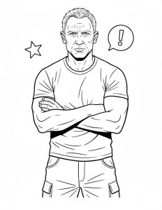 Tô màu Diễn Viên Daniel Craig