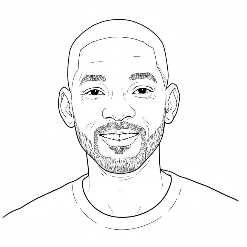 Tô màu Diễn Viên Will Smith