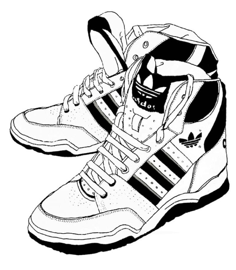 Tô màu Đôi Giày Adidas