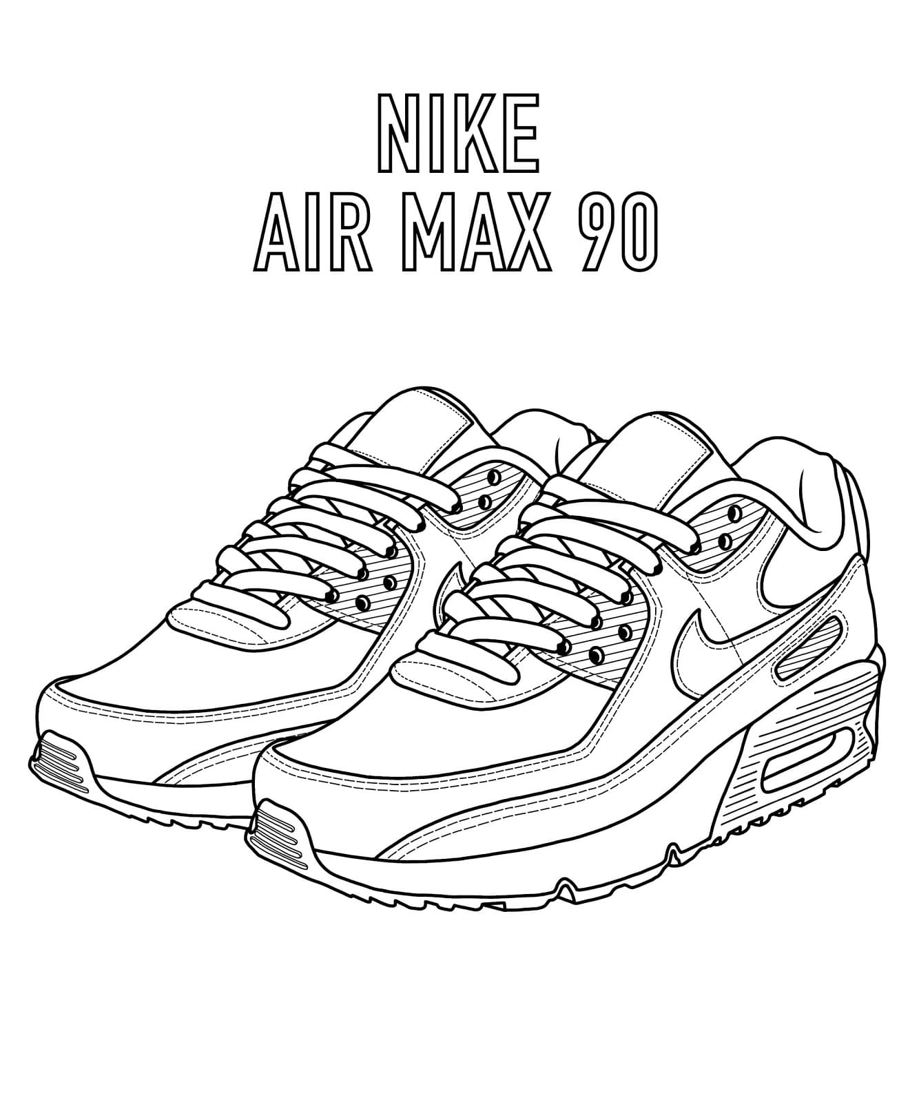Tô màu Đôi Giày Nike Ngầu