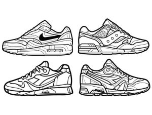 Tô màu Đôi Giày Nike Rất Đẹp