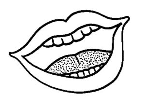Tô màu Đôi Môi Cười