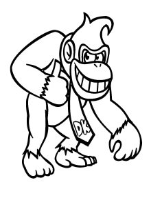Tô màu Donkey Kong Ngộ Nghĩnh