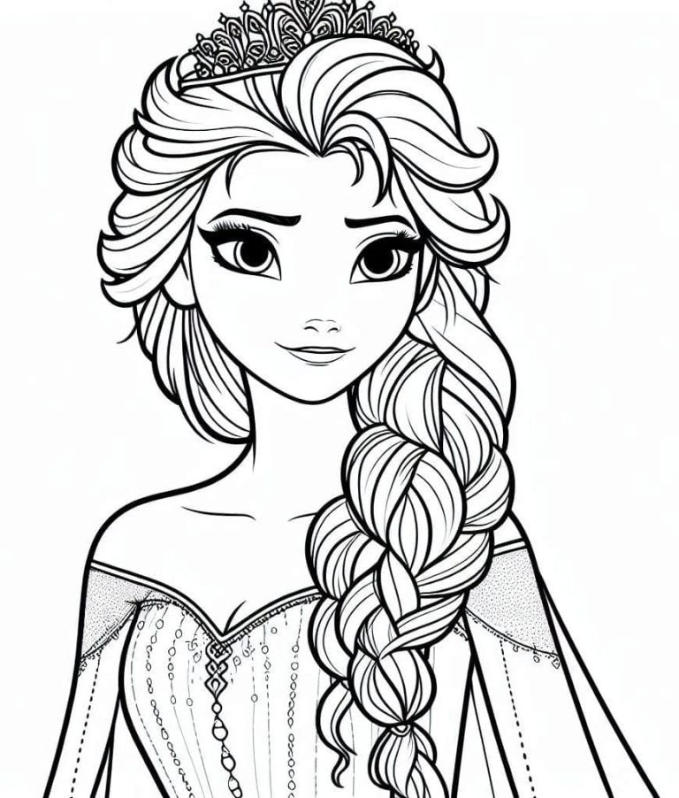 Tô màu Elsa