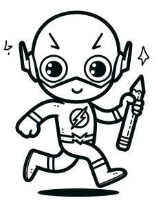 Tô màu Flash Đáng Yêu