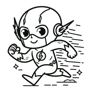 Tô màu Flash Đáng Yêu Nhất