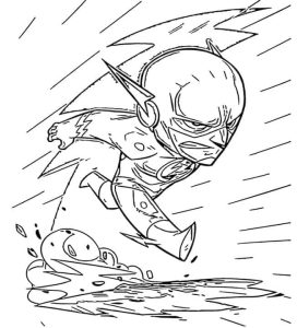 Tô màu Flash Siêu Anh Hùng DC