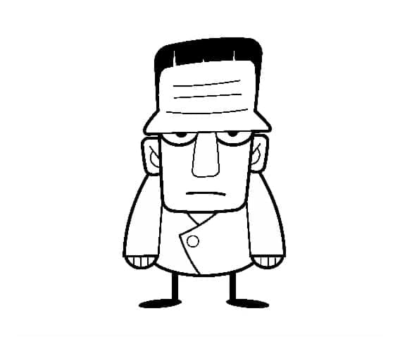 Tô màu Frankenstein Nhỏ Bé