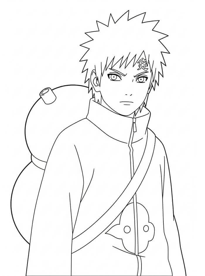 Tô màu Gaara Cực Ngầu