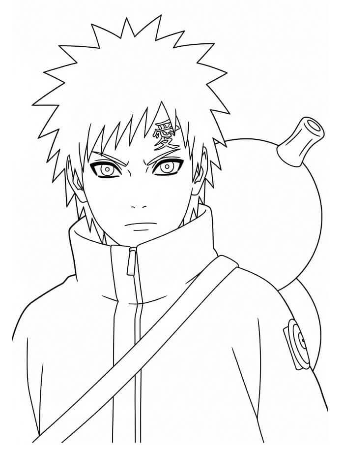 Tô màu Gaara Ngầu