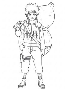 Tô màu Gaara Rất Ngầu