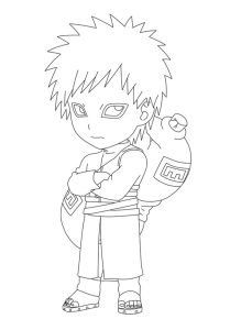 Tô màu Gaara Tý Hon
