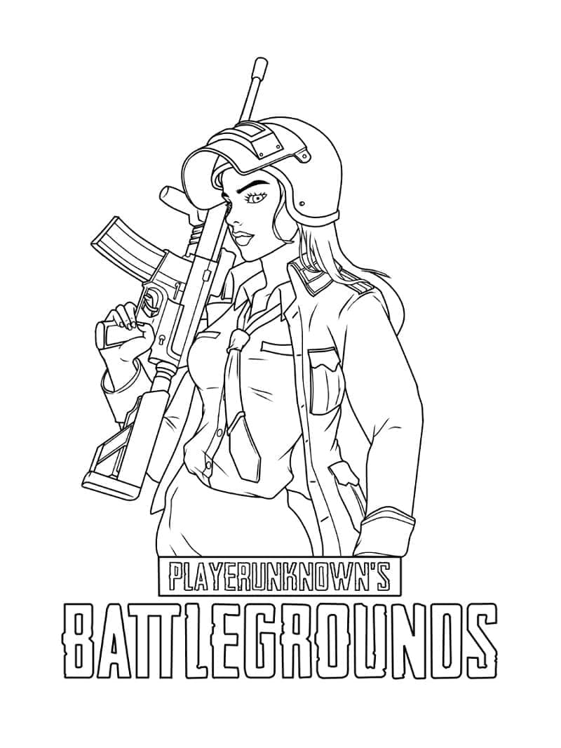 Tô màu Game Sinh Tồn Pubg