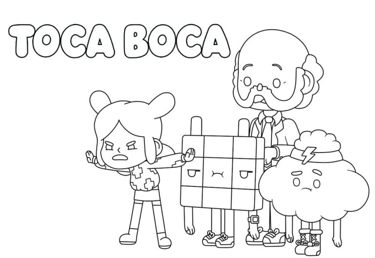 Tô màu Game Toca Boca