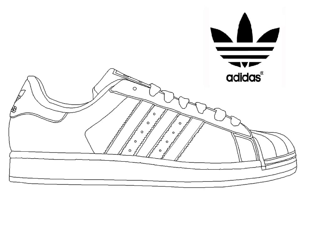 Tô màu Giày Adidas Đẹp Nhất