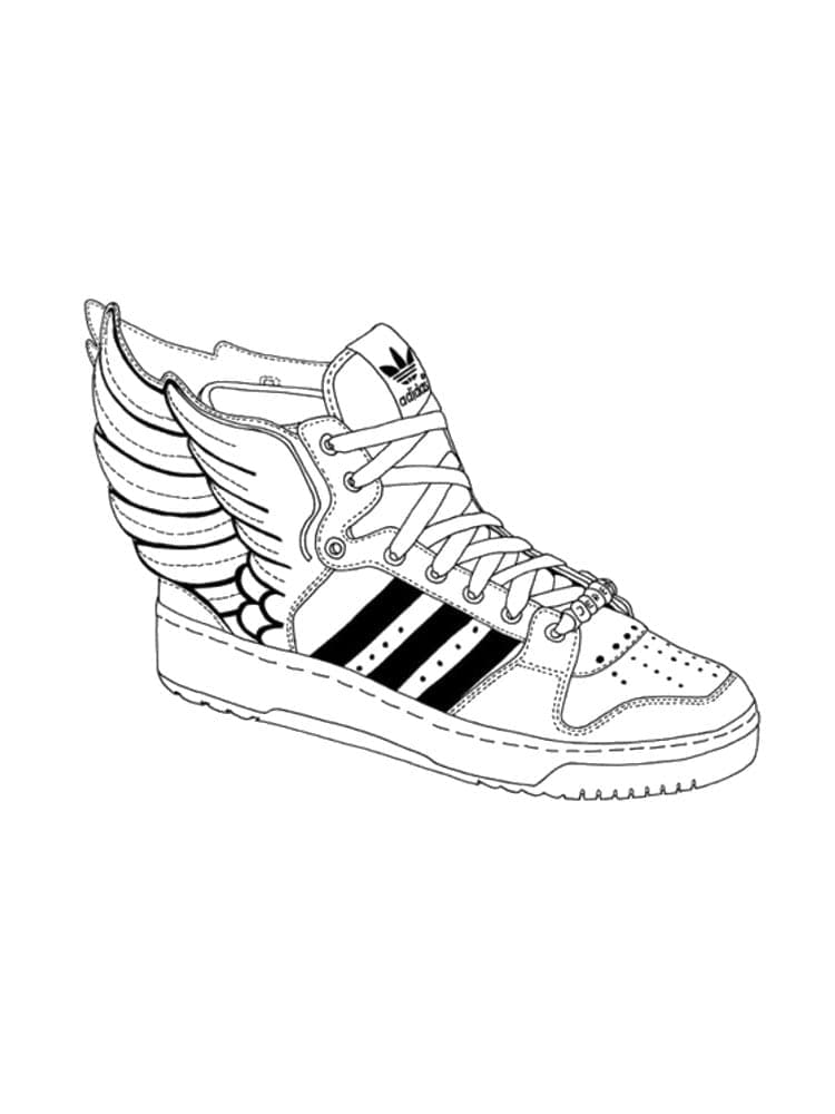 Tô màu Giày Adidas Đẹp