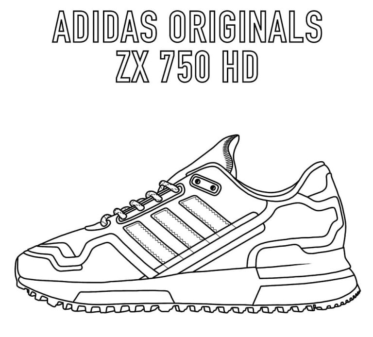 Tô màu Giày Adidas Trẻ Trung