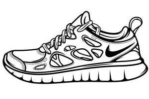 Tô màu Giày Nike Chạy Bộ