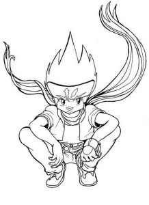 Tô màu Gingka Hagane Trong Anime Beyblade