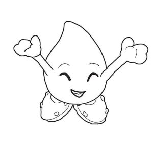 Tô màu Giọt Nước Đáng Yêu