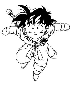 Tô màu Gohan Cute