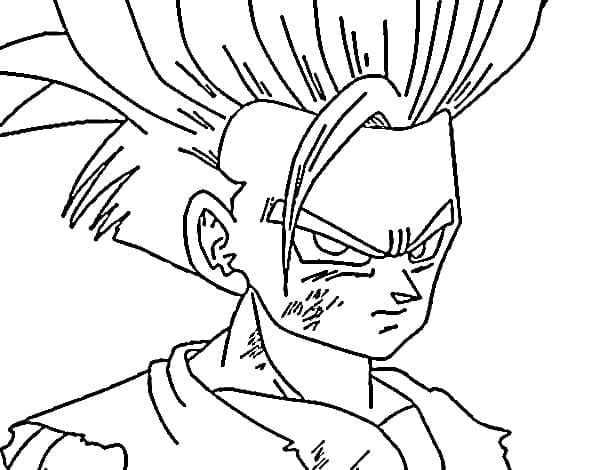 Tô màu Gohan Saiyan