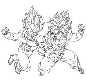 Tô màu Goku Chiến Đấu